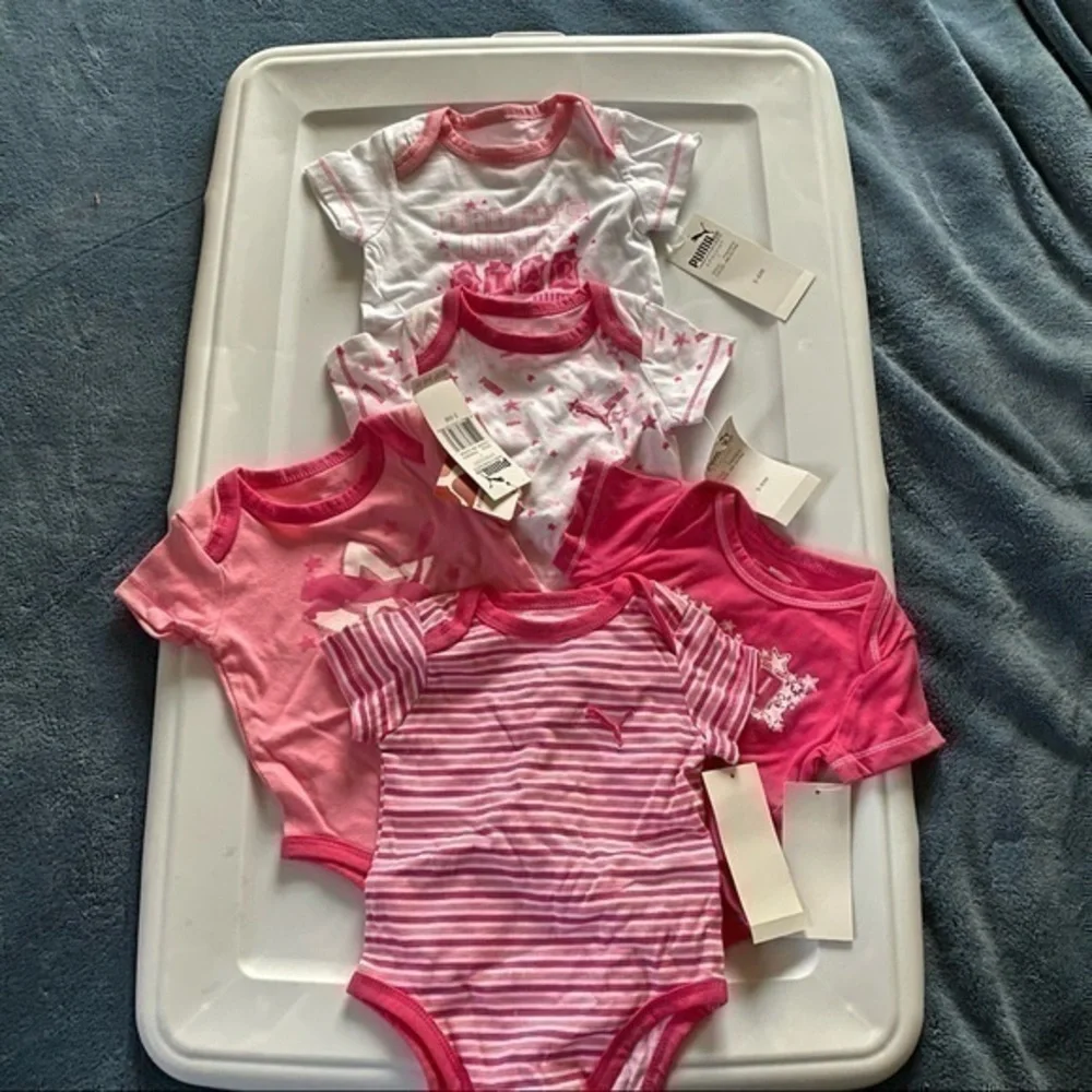 Puma Onsies 3-6 Months NWT Shades of Pink